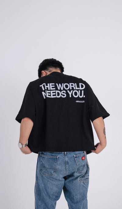 The World Needs You Boxy Tee