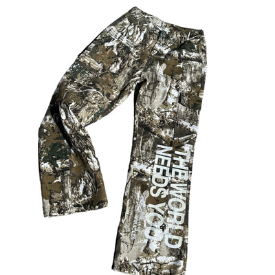 The World Needs You Camo Cargos