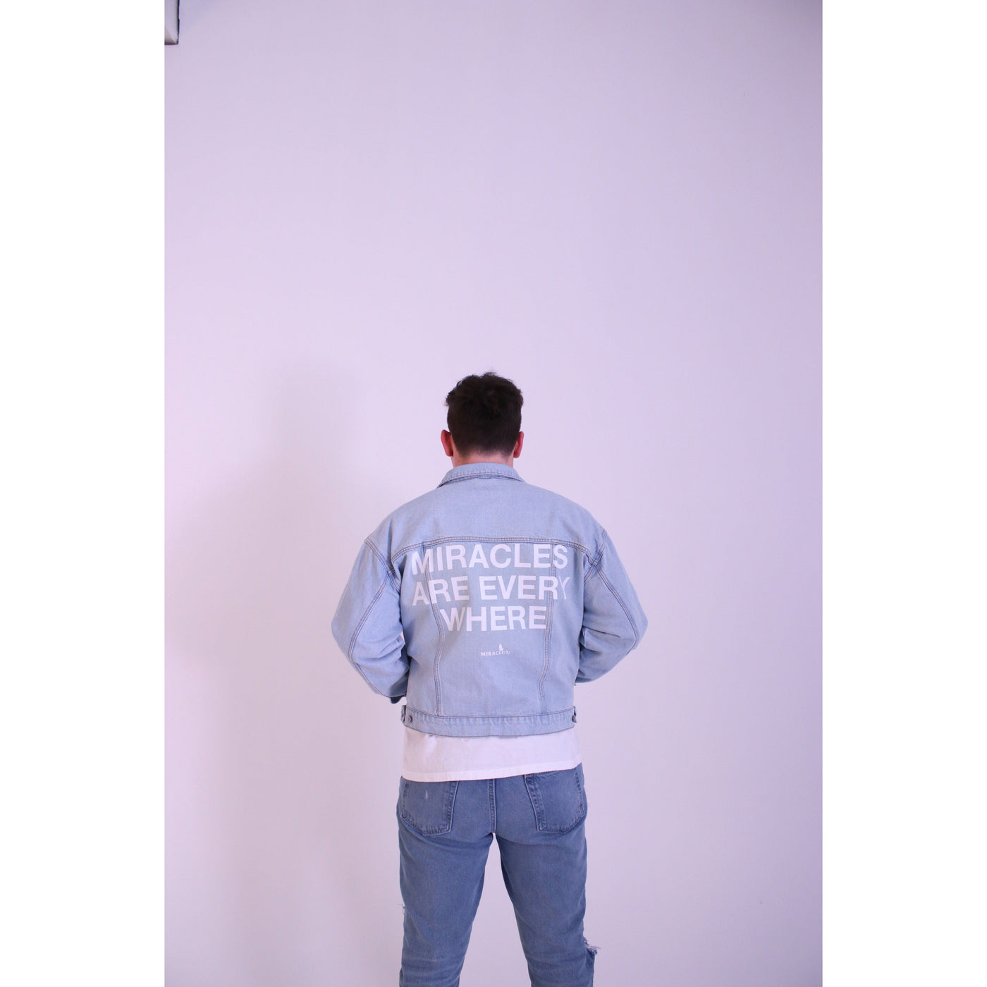 Miracles Are Everywhere Jean Jacket