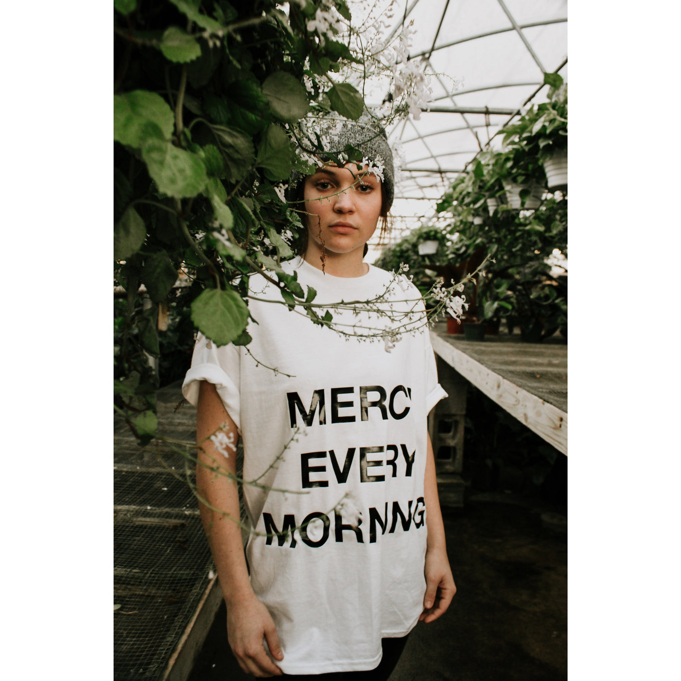 "Mercy Every Morning" T-Shirt (Front)